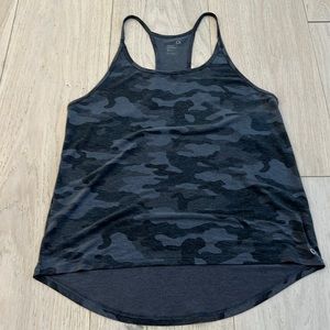 Gap Fit Breathe Camo Print Racerback Tank